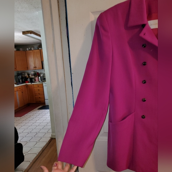 5 for $25 | Dana Buchman Classic Double Breasted Blazer Suit Jacket - Picture 5 of 16